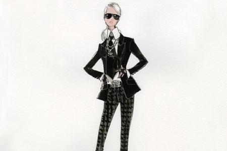 So stellt sich Karl Lagerfeld sein Barbie-Ebenbild vor So stellt sich Karl Lagerfeld sein Barbie-Ebenbild vor