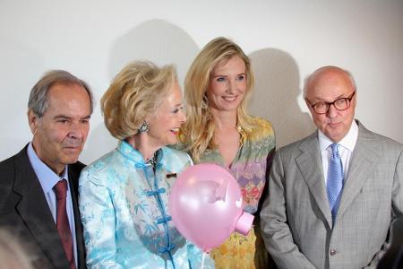 Prof. Dieter Stolte (ZDF-Intendant a.D.), Isa Gräfin von Hardenberg, Designerin Jette Joop und Hans-Erich Bilges Prof. Dieter Stolte (ZDF-Intendant a.D.), Isa Gräfin von Hardenberg, Designerin Jette Joop und Hans-Erich Bilges
