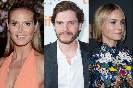Heidi Klum (li.), Daniel Brühl und Diane Kruger sind gefragte Stars in den USA Heidi Klum (li.), Daniel Brühl und Diane Kruger sind gefragte Stars in den USA