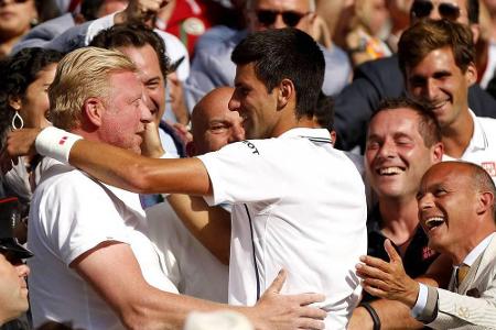 Boris Becker nimmt Novak Boris Becker nimmt Novak