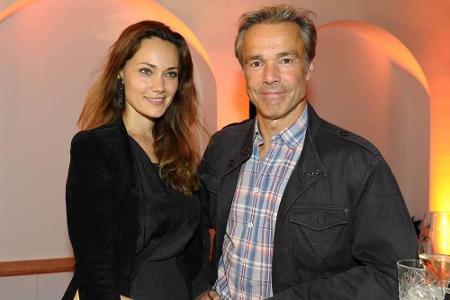 Schauspielkollegen Sarah Maria Besgen und Hannes Jaenicke beim UFA Empfang in München Schauspielkollegen Sarah Maria Besgen und Hannes Jaenicke beim UFA Empfang in München