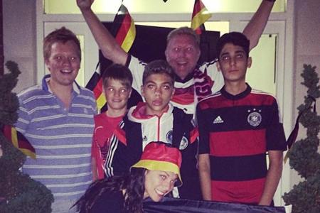 Wm-Halbfinale, Boris Becker, Jubel Wm-Halbfinale, Boris Becker, Jubel