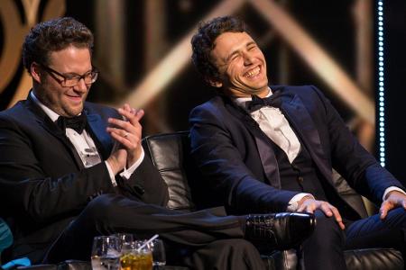 Seth Rogen (l) und James Franco (r) sind bereits in mehreren Filmen - und Talkshows - zusammen aufgetreten Seth Rogen (l) und James Franco (r) sind bereits in mehreren Filmen - und Talkshows - zusammen aufgetreten