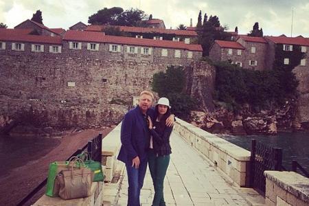 Boris und Lilly Becker nach der Hochzeit von Novak Djokovic und Jelena Ristic in Mentenegro Boris und Lilly Becker nach der Hochzeit von Novak Djokovic und Jelena Ristic in Mentenegro