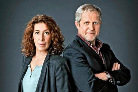 Die Wiener Ermittler Adele Neuhauser und Harald Krassnitzer beenden die Die Wiener Ermittler Adele Neuhauser und Harald Krassnitzer beenden die