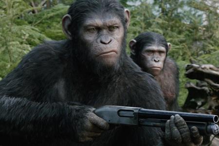 Caesar, gespielt von Andy Serkis, in Caesar, gespielt von Andy Serkis, in