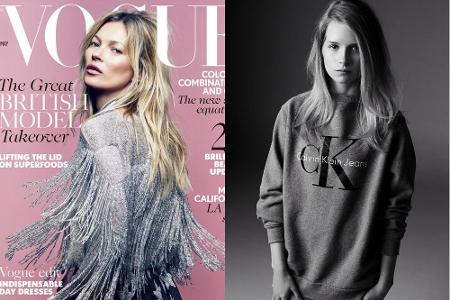 Kate Moss zierte das Cover der Kate Moss zierte das Cover der