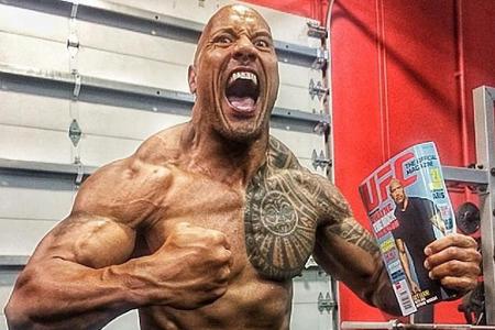 Dwayne Johnson ist nicht nur Schauspieler, sondern auch ein erfogreicher Wrestler Dwayne Johnson ist nicht nur Schauspieler, sondern auch ein erfogreicher Wrestler
