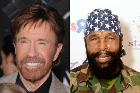 Action schützt vor Alter nicht: So sehen Chuck Norris (li.) und Mr. T (re.) heute aus Action schützt vor Alter nicht: So sehen Chuck Norris (li.) und Mr. T (re.) heute aus