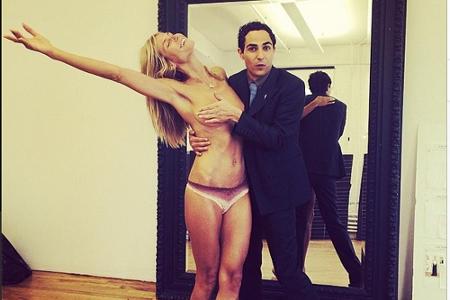 Heidi Klum wie Gott sie schuf: So präsentierte sich das Model auf Instagram Heidi Klum wie Gott sie schuf: So präsentierte sich das Model auf Instagram