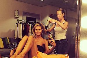 Klum, Thomalla und Co.: Die Mager-Selfies der Stars