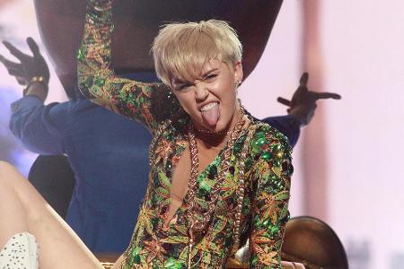 Miley Cyrus bei einem ihrer Auftritte Miley Cyrus bei einem ihrer Auftritte