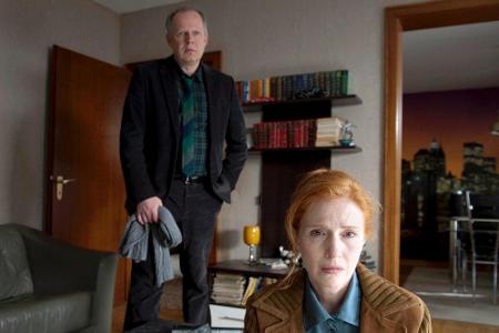 Borowski (Axel Milberg) befragt die undurchsichtige Charlotte Delius (Sibylle Canonica) Borowski (Axel Milberg) befragt die undurchsichtige Charlotte Delius (Sibylle Canonica)