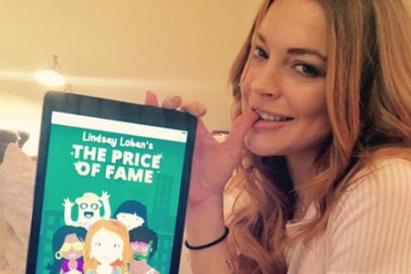 Lindsay Lohan zeigt ihren Twitter-Followern, wie ihr neues Game aussieht Lindsay Lohan zeigt ihren Twitter-Followern, wie ihr neues Game aussieht