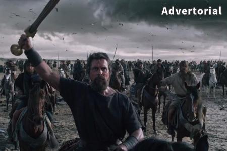 Moses (Christian Bale) zieht für sein Volk in den Kampf Moses (Christian Bale) zieht für sein Volk in den Kampf
