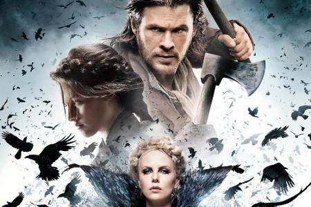 Königin Ravenna (Charlize Theron. vo.), Snow White (Kirsten Stewart) und Huntsman Eric (Chris Hemsworth) Königin Ravenna (Charlize Theron. vo.), Snow White (Kirsten Stewart) und Huntsman Eric (Chris Hemsworth)