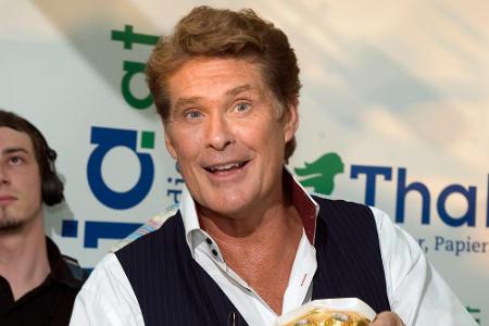 Sogar David Hasselhoff kann - wie hier 2010 in Salzburg - Pralinen nicht widerstehen Sogar David Hasselhoff kann - wie hier 2010 in Salzburg - Pralinen nicht widerstehen