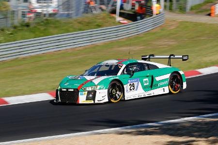 Audi R8 LMS - Startnummer #29 - 24h-Rennen Nürburgring 2017 - Nordschleife - Samstag - 27.5.2017