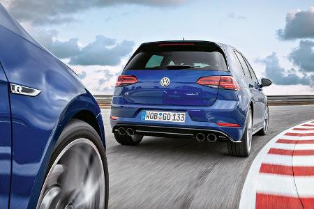 VW Golf R, Heckansicht
