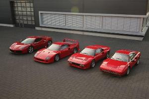 Ferrari GTB Turbo, 288 GTO, F40, 488 GTB