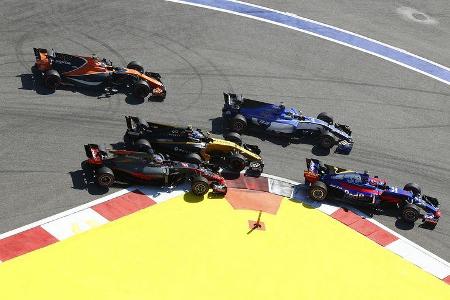 Romain Grosjean & Jolyon Palmer - GP Russland 2017