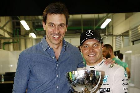 Toto Wolff & Valtteri Bottas - GP Russland 2017