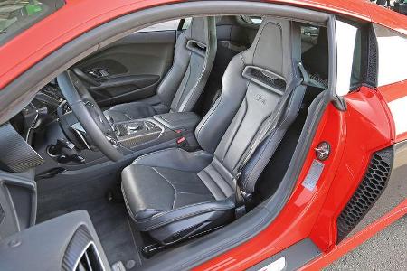 Audi R8 5.2 FSI Quattro Plus, Fahrersitz