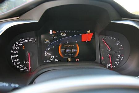 Chevrolet Corvette Z06 Z07 Performance, Anzeigeinstrumente