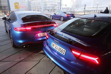 Porsche Panamera Turbo, BMW M6 Gran Coupé, Audi RS 7