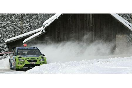 Mikko Hirvonen richtete sich häuslich auf Platz drei ein.