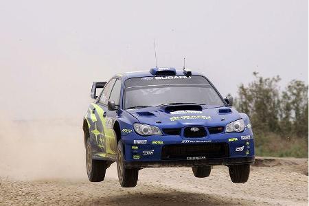 Nach den extremen Sprüngen von Petter Solberg quittierte ein Dämpfer kurfristig seinen Dienst.