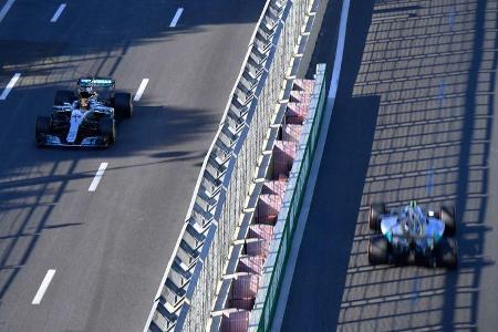 Lewis Hamilton - Mercedes - GP Aserbaidschan 2017 - Baku - Rennen