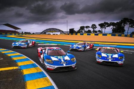 Ford GT Rennwagen Le Mans 2017