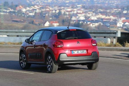 Citroën C3 BlueHDi 100, Heckansicht
