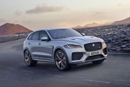 Jaguar F-Pace SVR Weltpremiere New York 2018
