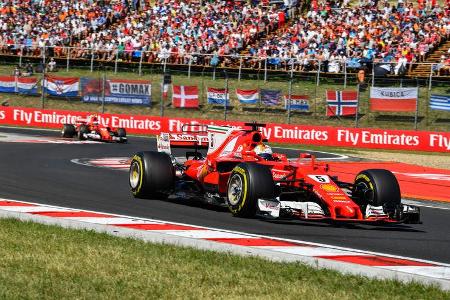 Sebastian Vettel - Ferrari - GP Ungarn 2017 - Budapest