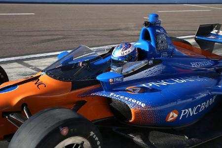 IndyCar - Screen-Test - Scheibe - Scott Dixon - Phoenix - 2018