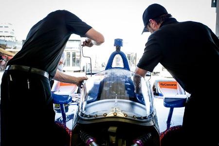 IndyCar - Screen-Test - Scheibe - Scott Dixon - Phoenix - 2018