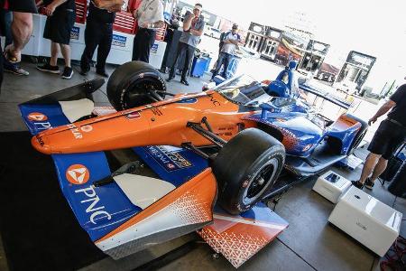 IndyCar - Screen-Test - Scheibe - Scott Dixon - Phoenix - 2018