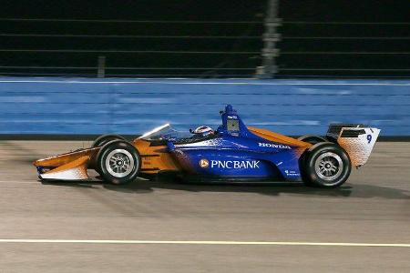 IndyCar - Screen-Test - Scheibe - Scott Dixon - Phoenix - 2018