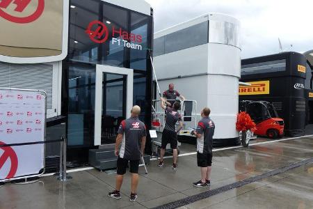 HaasF1 - GP Ungarn 2017 - Budapest - Formel 1 - Mittwoch - 26.7.2017