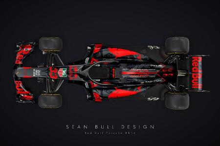 Halo - Formel 1 - Red Bull-Porsche 2018 - Sean Bull-Design