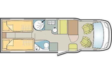 Grundriss Knaus Sky TI 700 MEG