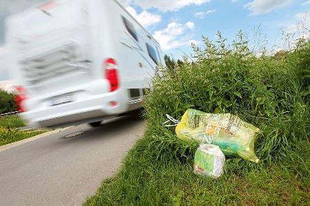 Wer Müll liegen lässt, bringt alle Reisemobilisten in Misskredit.