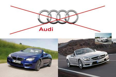 Klassenvergleich Audi BMW Mercedes 2016/17