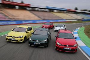 VW Golf, Versionsvergleich, Performance