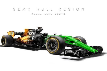 Force India - F1-Designs 2017 - Sean Bull - Formel 1 Force India - F1-Designs 2017 - Sean Bull - Formel 1