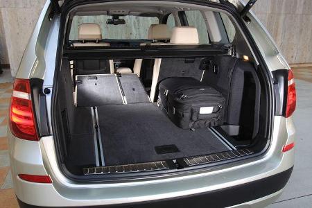 BMW X3, Kofferraum