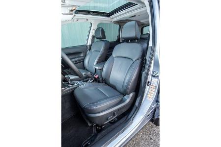 Subaru Forester 2.0D, Sitz