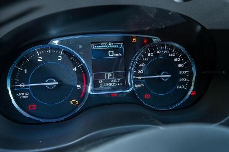 Subaru Forester 2.0D, Rundinstrumente